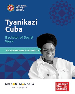 Poster of Tyanikazi Cuba, Nelson Mandela University