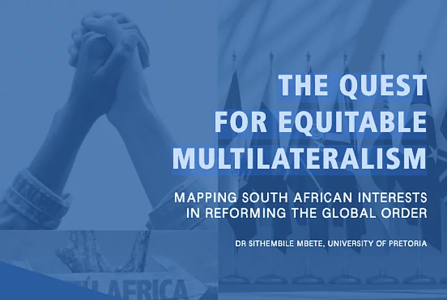 Publication Cover: The quest for equitable multilateralism