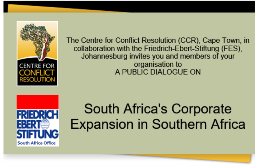 South Africa's Corporate Expansion in Southern Africa