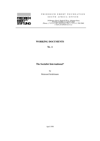 The Socialist International