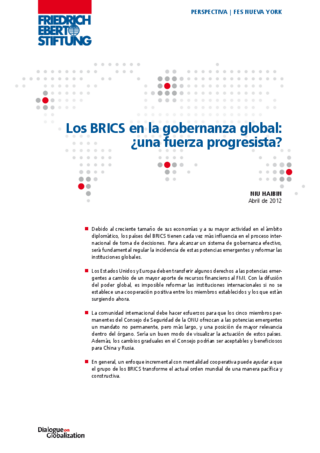 Los BRICS en la gobernanza global