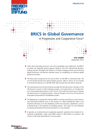 BRICS in global governance