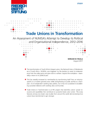 Trade unions in transformation