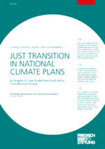 Just transition in national climate plans