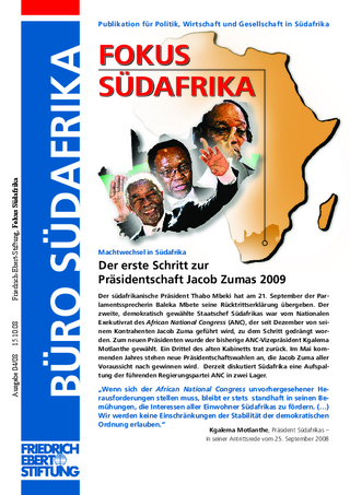 Der erste Schritt zur Präsidentschaft Jacob Zumas 2009